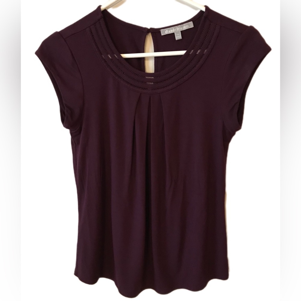 Daniel Rainn plum blouse - XS petite